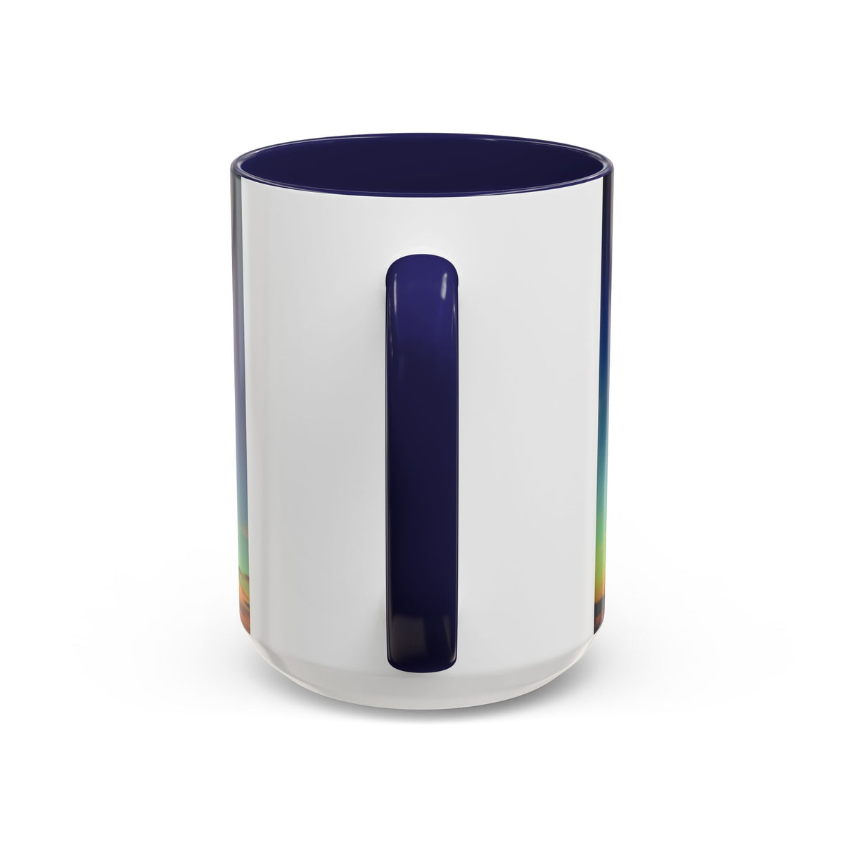Sunrise in Ocean Grove Accent Coffee Mug — Scenic Morning Beach Ceramic Mug (11/15oz)