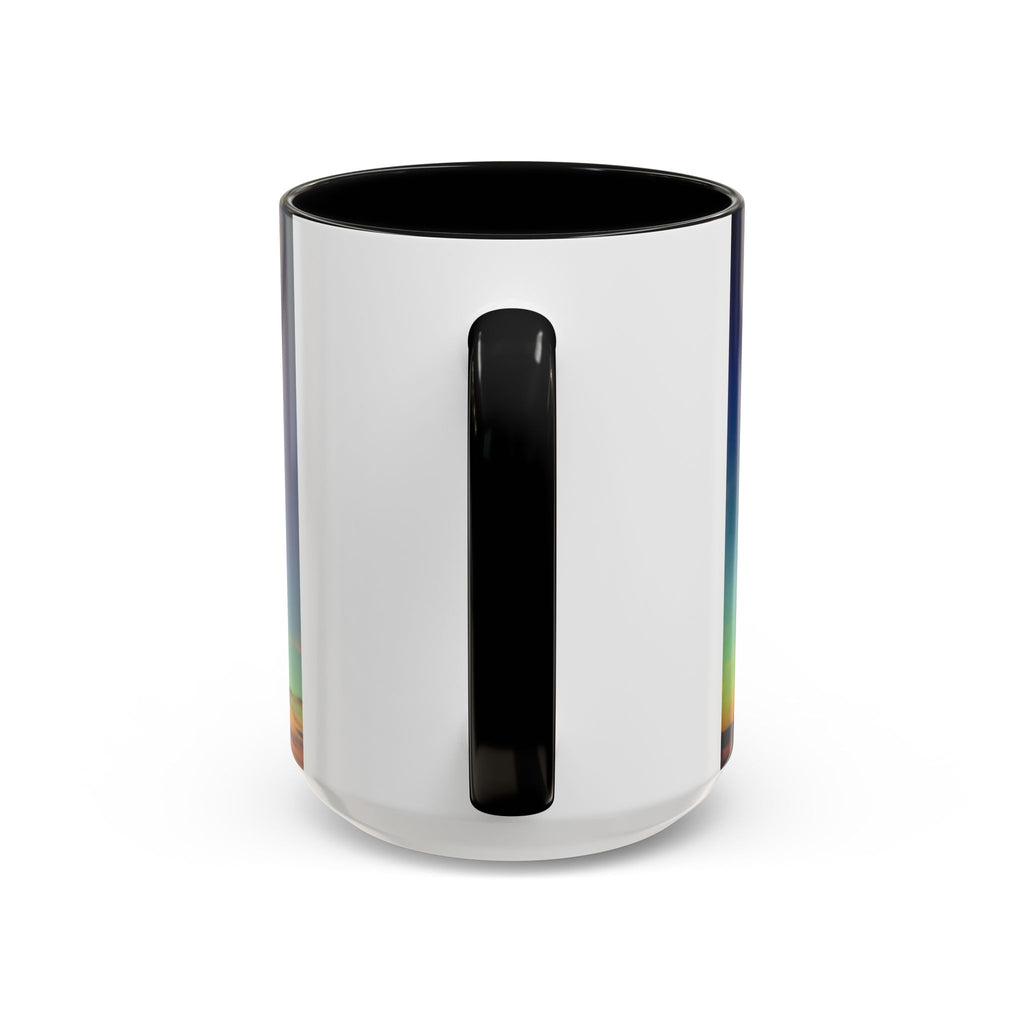 Sunrise in Ocean Grove Accent Coffee Mug — Scenic Morning Beach Ceramic Mug (11/15oz)