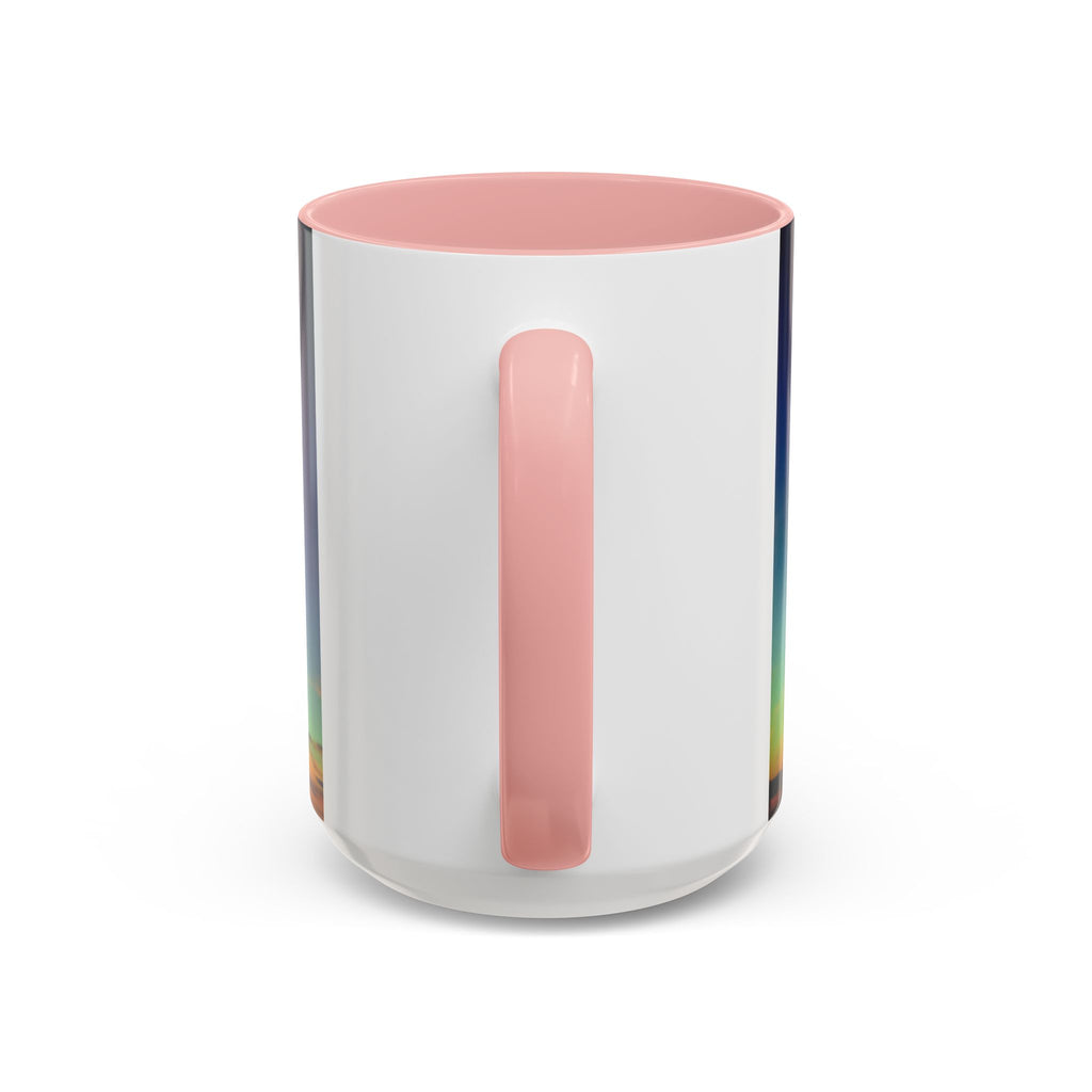 Sunrise in Ocean Grove Accent Coffee Mug — Scenic Morning Beach Ceramic Mug (11/15oz)